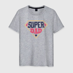 Super dad – Мужская футболка хлопок с принтом купить со скидкой в -20%