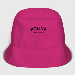 Детская панама хлопок Polina never alone - motto