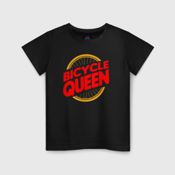 Детская футболка хлопок Велосипедная королева