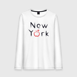 Мужской лонгслив хлопок New York apple