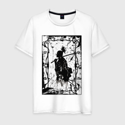 Воин с катаной – Мужская футболка хлопок с принтом купить со скидкой в -20%