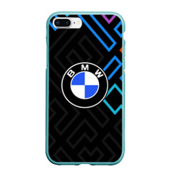 Чехол для iPhone 7Plus/8 Plus матовый Bmw абстракция 