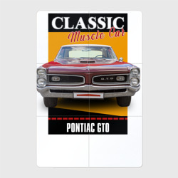 Магнитный плакат 2Х3 Американский маслкар 60-х Pontiac GTO