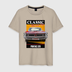 Мужская футболка хлопок Американский маслкар 60-х Pontiac GTO