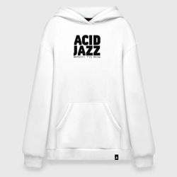 Худи SuperOversize хлопок Acid jazz in black