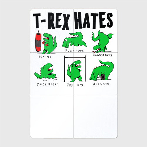 Магнитный плакат 2Х3 T-rex hates