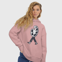 Женское худи Oversize хлопок Человек палитра - фото 2