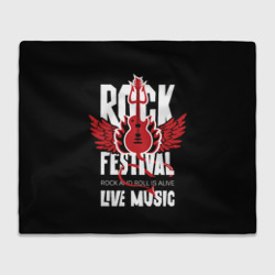 Плед 3D Rock festival - live music