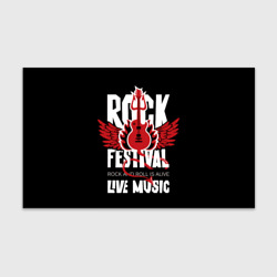 Бумага для упаковки 3D Rock festival - live music