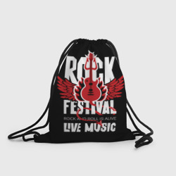 Рюкзак-мешок 3D Rock festival - live music