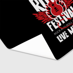 Бумага для упаковки 3D Rock festival - live music - фото 2