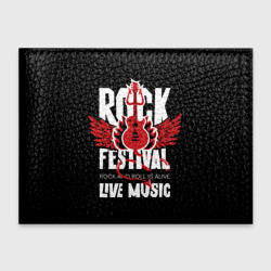 Обложка для студенческого билета Rock festival - live music