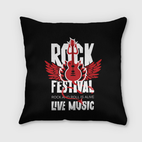 Подушка 3D Rock festival - live music