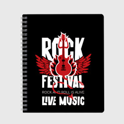 Тетрадь Rock festival - live music