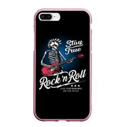 Чехол для iPhone 7Plus/8 Plus матовый Rock and roll - punk