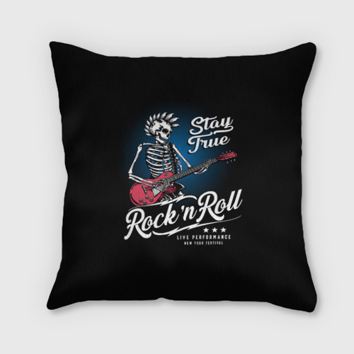 Подушка 3D Rock and roll - punk