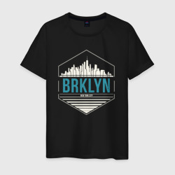 Brooklyn city – Мужская футболка хлопок с принтом купить со скидкой в -20%