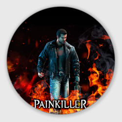 Круглый коврик для мышки Painkiller - Daniel Garner