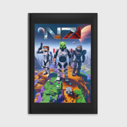 Ежедневник Mass effect and Minecraft - ai art collaboration