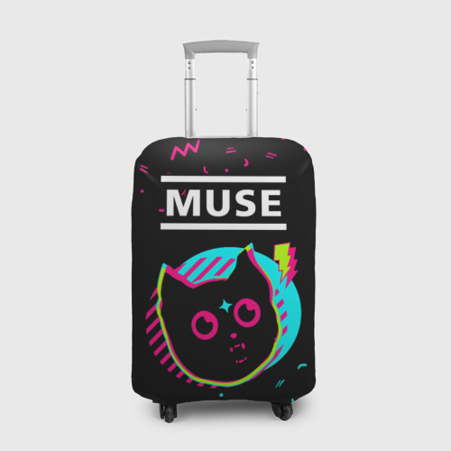 Чехол для чемодана 3D Muse - rock star cat, цвет 3D печать