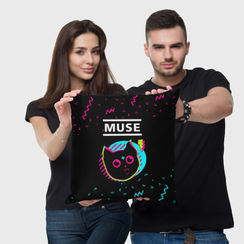 Подушка 3D Muse - rock star cat - фото 3