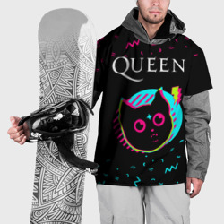Накидка на куртку 3D Queen - rock star cat