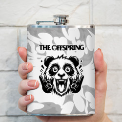 Фляга The Offspring рок панда на светлом фоне - фото 2