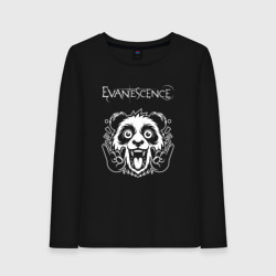 Женский лонгслив хлопок Evanescence rock panda