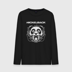 Мужской лонгслив хлопок Nickelback rock panda