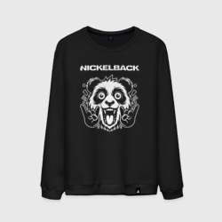Nickelback rock panda – Мужской свитшот хлопок с принтом купить со скидкой в -13%