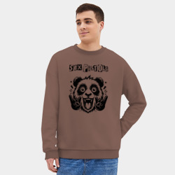 Мужской свитшот oversize без начеса хлопок Sex Pistols - rock panda - фото 2
