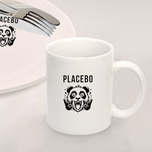 Набор: тарелка + кружка Placebo - rock panda - фото 2