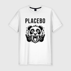 Мужская футболка хлопок Slim Placebo - rock panda