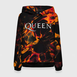 Женская толстовка 3D Queen red lava