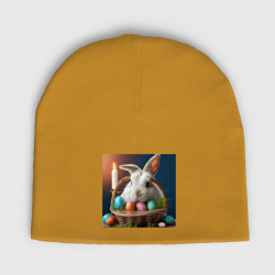 Детская шапка демисезонная Кролик в пасху