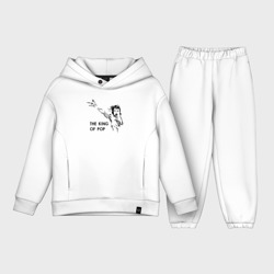 Детский костюм хлопок Oversize Michael Jackson - the king of pop