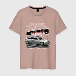 Дрифт анггел Хонда Цивик – Мужская футболка хлопок с принтом купить со скидкой в -20%