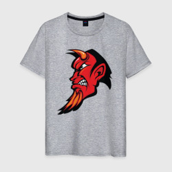 Страшный демон – Мужская футболка хлопок с принтом купить со скидкой в -20%