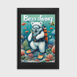 Ежедневник Polar bear diving - ai art