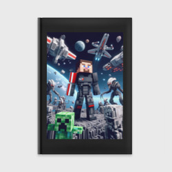 Ежедневник Minecraft and Mass effect - collaboration ai art