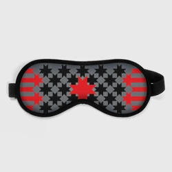 Маска для сна 3D Этно серый