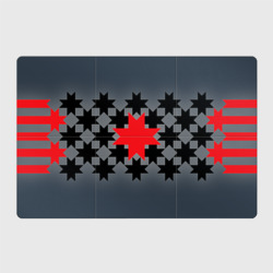 Магнитный плакат 3Х2 Этно серый