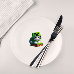 Тарелка Kitten creeper collaboration - ai art