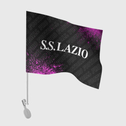 Флаг для автомобиля Lazio pro football по-горизонтали