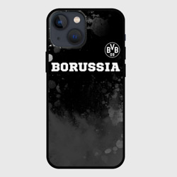 Чехол для iPhone 13 mini Borussia sport на темном фоне посередине