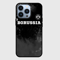 Чехол для iPhone 13 Pro Borussia sport на темном фоне посередине