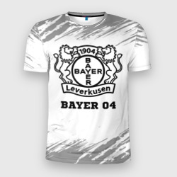 Мужская футболка 3D Slim Bayer 04 sport на светлом фоне