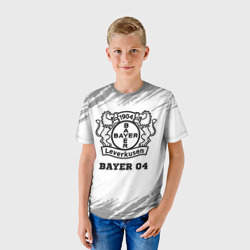 Детская футболка 3D Bayer 04 sport на светлом фоне - фото 2