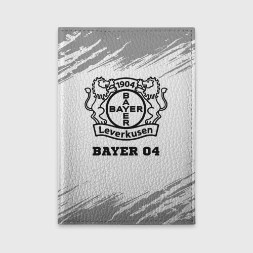 Обложка для автодокументов Bayer 04 sport на светлом фоне