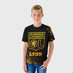 Детская футболка 3D Lyon - gold gradient - фото 2